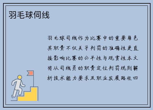 羽毛球伺线